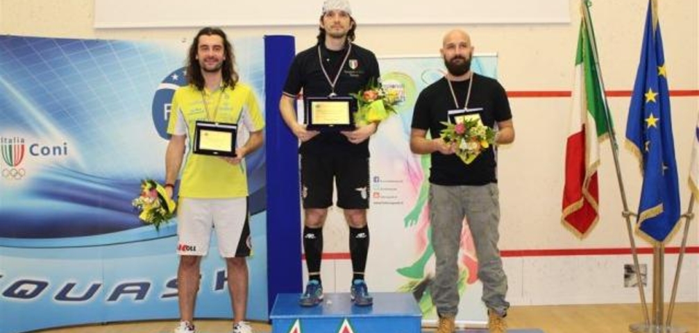 Squash - Mazzega d'argento ai Campionati Italiani Over 35