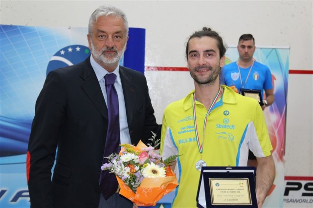 Squash - Mazzega d'argento ai Campionati Italiani Over 35